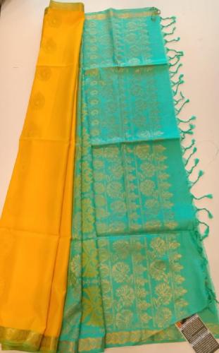 SOFT SILK SAREE WITH BLOUSE